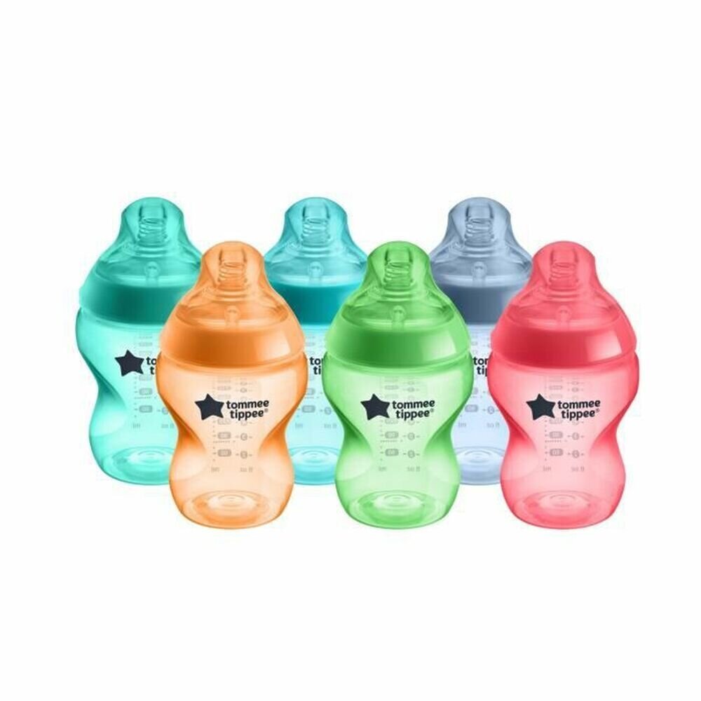 Kūdikių buteliukų rinkinys Tommee Tippee, 260 ml, 6 vnt kaina ir informacija | Buteliukai kūdikiams ir jų priedai | pigu.lt