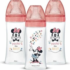 Kūdikių buteliukų rinkinys Dodie, rožinis, 330 ml, 3 vnt kaina ir informacija | Buteliukai kūdikiams ir jų priedai | pigu.lt