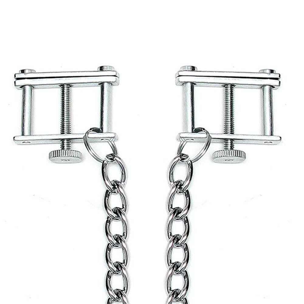 Rimba Bondage Play Nipple Clamps-Adjustable цена | n18.pigu.lt