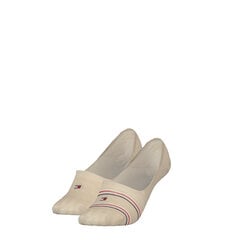 Th uni tj no show mid cut 2p tommy hilfiger for women's white 701218959008 цена и информация | Женские носки | pigu.lt