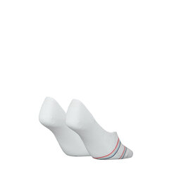 Th uni tj no show mid cut 2p tommy hilfiger for women's white 701218959008 цена и информация | Женские носки | pigu.lt