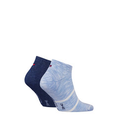 SOCKS TOMMY HILFIGER TH MEN ICONIC QUARTER 2P 100001094200 цена и информация | Мужские носки | pigu.lt