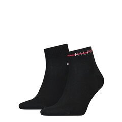 SOCKS TOMMY HILFIGER TH MEN ICONIC QUARTER 2P 100001094200 цена и информация | Мужские носки | pigu.lt