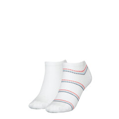 Th uni tj no show mid cut 2p tommy hilfiger for women's white 701218959008 цена и информация | Женские носки | pigu.lt