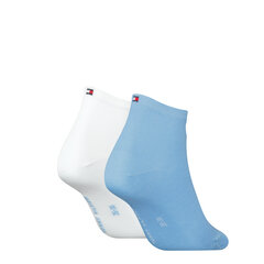 Носки TOMMY HILFIGER Light Blue White 2 Pck 373001001-029 цена и информация | Женские носки | pigu.lt