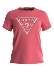 Женская футболка Guess, розовая цена и информация | Футболка женская | pigu.lt