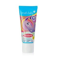 Детская зубная паста Brush Baby Toothpaste Strawberry Art.BRB029 от 3+ лет, 50 мл цена и информация | Зубные щетки, пасты | pigu.lt