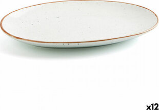 Поднос Ariane Terra Овальный Керамика Бежевый (Ø 26 cm) (12 штук) цена и информация | Посуда, тарелки, обеденные сервизы | pigu.lt