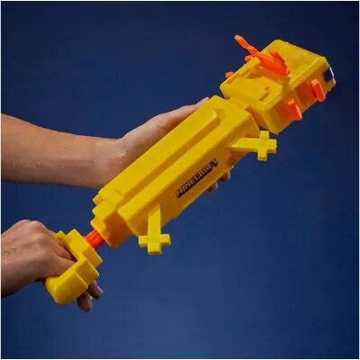 Vandens šautuvas Nerf Super Soaker Minecraft Axolotl kaina ir informacija | Vandens, smėlio ir paplūdimio žaislai | pigu.lt