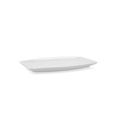 Поднос Quid Gastro Овальный Керамика Белый (21,5 x 12,5 x 7 cm) (6 штук) цена и информация | Посуда, тарелки, обеденные сервизы | pigu.lt