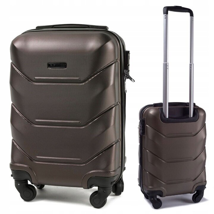 Mažas salono lagaminas Wings 28l XS, Rudas kaina ir informacija | Lagaminai, kelioniniai krepšiai | pigu.lt