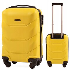 Mažas salono lagaminas Wings 28l XS, Geltonas kaina ir informacija | Lagaminai, kelioniniai krepšiai | pigu.lt