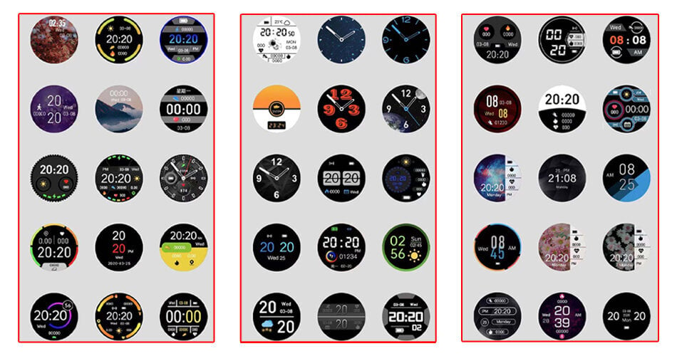 Išmanusis laikrodis; Smartwatch, LIVMAN ZL02D kaina ir informacija | Išmanieji laikrodžiai (smartwatch) | pigu.lt