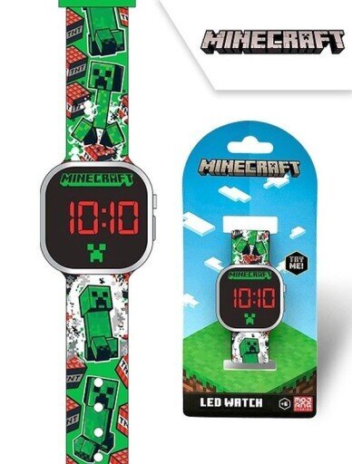 Minecraft Led laikrodis berniukams kaina ir informacija | Aksesuarai vaikams | pigu.lt