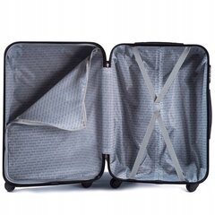 Mažas salono lagaminas Wings 38l S, Juodas kaina ir informacija | Lagaminai, kelioniniai krepšiai | pigu.lt