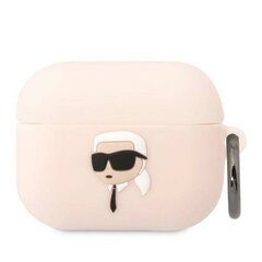 Беспроводные наушники Karl Lagerfeld 3D Logo NFT Choupette TPU Case for Airpods 1|2 White цена и информация | Наушники | pigu.lt