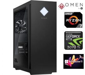 OMEN 25L Ryzen 7 5700G 32GB 1TB SSD RTX 3070 Ti Windows 11 Стационарный компьютер цена и информация | Стационарные компьютеры | pigu.lt