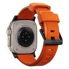 Nomad Rugged Band Ultra Orange kaina ir informacija | Išmaniųjų laikrodžių ir apyrankių priedai | pigu.lt