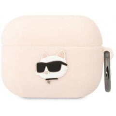 Беспроводные наушники Karl Lagerfeld 3D Logo NFT Choupette TPU Case for Airpods 1|2 White цена и информация | Аксессуары для наушников | pigu.lt