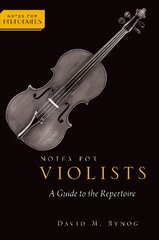 Notes for Violists: A Guide to the Repertoire kaina ir informacija | Knygos apie meną | pigu.lt