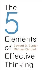 5 Elements of Effective Thinking цена и информация | Самоучители | pigu.lt