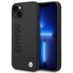 Etui BMW BMHMP14SSLBLBK iPhone 14 6,1" czarny|black hardcase Silicone Signature Logo Magsafe цена и информация | Чехлы для телефонов | pigu.lt