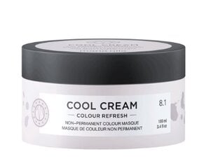 Dažomoji plaukų kaukė Maria Nila gentle nourishing mask without permanent color pigments 8.1 Cool Cream, 100 ml kaina ir informacija | Plaukų dažai | pigu.lt