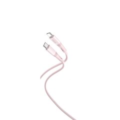 XO cable NB-Q226B USB-C - USB-C 1m 60W pink цена и информация | Кабели для телефонов | pigu.lt