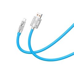 XO cable NB227 USB - Lightning 1,2 m 6A blue цена и информация | Кабели для телефонов | pigu.lt