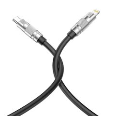 XO cable NB-Q228A USB-C - Lightning 1,2m 27W black цена и информация | Кабели для телефонов | pigu.lt