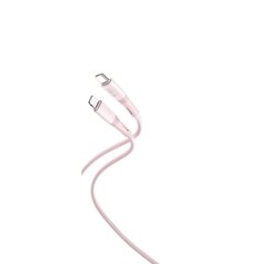 XO cable NB-Q226A USB-C - Lightning 1m 27W pink цена и информация | Кабели для телефонов | pigu.lt