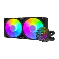 Darkflash DC240 ARGB 2x 120x120 PC Water Cooling 2x 120x120 (Black) цена и информация | Кулеры для процессоров | pigu.lt