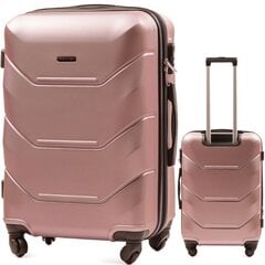 Vidutinis lagaminas Wings 63l M, Rožinis kaina ir informacija | Lagaminai, kelioniniai krepšiai | pigu.lt