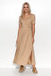 Suknelė moterims Makadamia, smėlio spalvos цена и информация | Suknelės | pigu.lt
