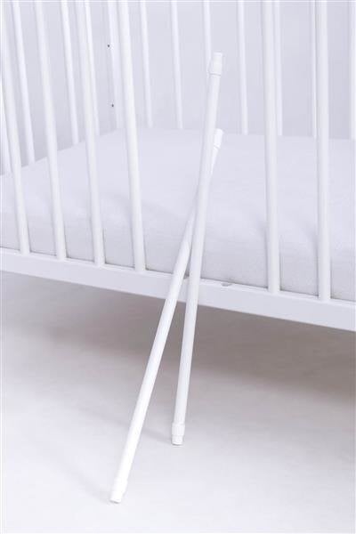 Vaikiška lovelė Clasico, 120x60 cm, balta цена и информация | Kūdikių lovytės | pigu.lt