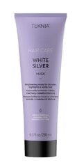 Маска для волос нейтрализующая желтые оттенки Lakme Teknia White Silver Mask, 250мл цена и информация | Бальзамы, кондиционеры | pigu.lt