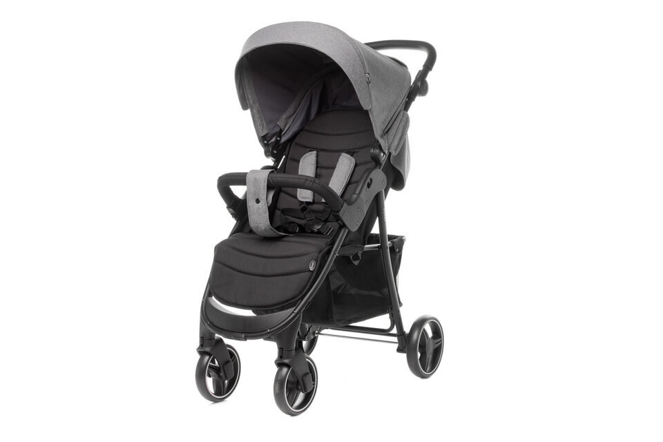 Universalus vežimėlis kūdikiui 4Baby Rapid XXIII, pilkas цена и информация | Vežimėliai | pigu.lt