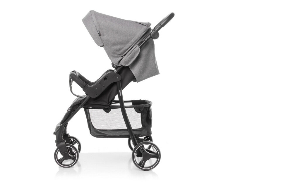 Universalus vežimėlis kūdikiui 4Baby Rapid XXIII, Melange Light Grey kaina ir informacija | Vežimėliai | pigu.lt