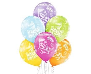 Набор воздушных шаров 6 шт. 12"/ 30 см, Happy Birthday Boy, 1521 цена и информация | Шарики | pigu.lt