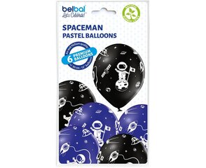 Balionų rinkinys Spaceman, 30 cm, 6 vnt kaina ir informacija | Balionai | pigu.lt