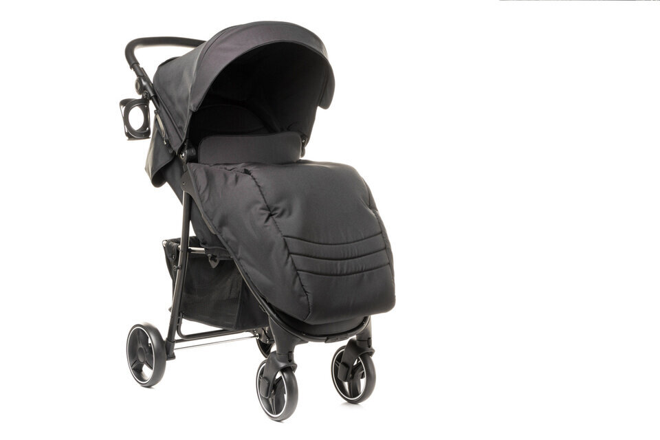 Universalus vežimėlis 4Baby Rapid XXIII, Black цена и информация | Vežimėliai | pigu.lt