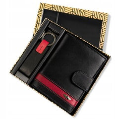 Мужской комплект Peterson: кошелек+брелок цена и информация | Мужские кошельки | pigu.lt