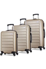Набор чемоданов My Valice Ruby MV6301, 3 шт., золотой цена и информация | Чемоданы, дорожные сумки | pigu.lt