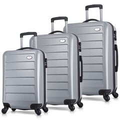 Набор чемоданов My Valice Ruby MV4766, 3 шт., серый цена и информация | Чемоданы, дорожные сумки | pigu.lt