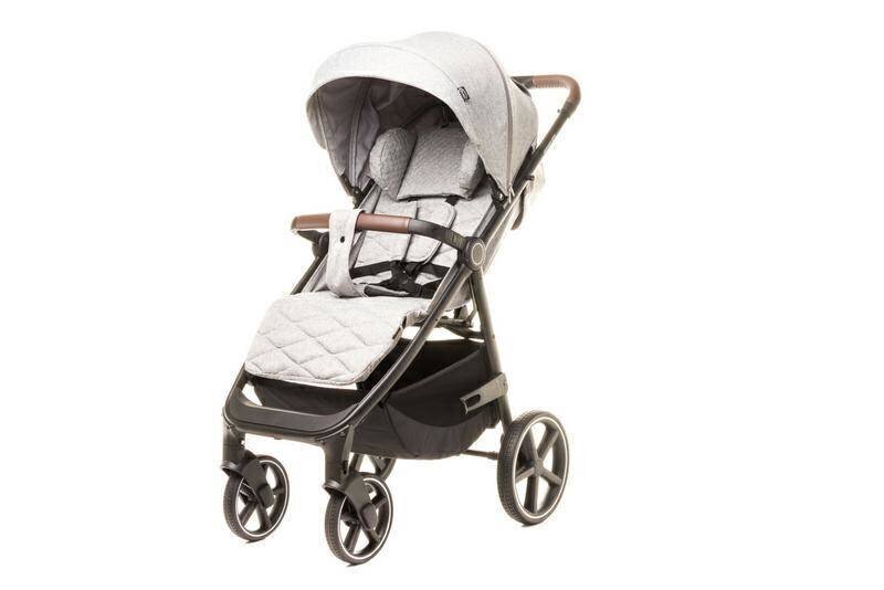 Universalus vėžimėlis 4Baby Stinger Pro, Melange Light Grey kaina ir informacija | Vežimėliai | pigu.lt