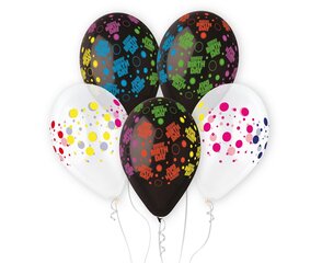 Набор воздушных шаров 13"/33 см, 5 шт. «Happy Birthday», 1607 цена и информация | Шарики | pigu.lt
