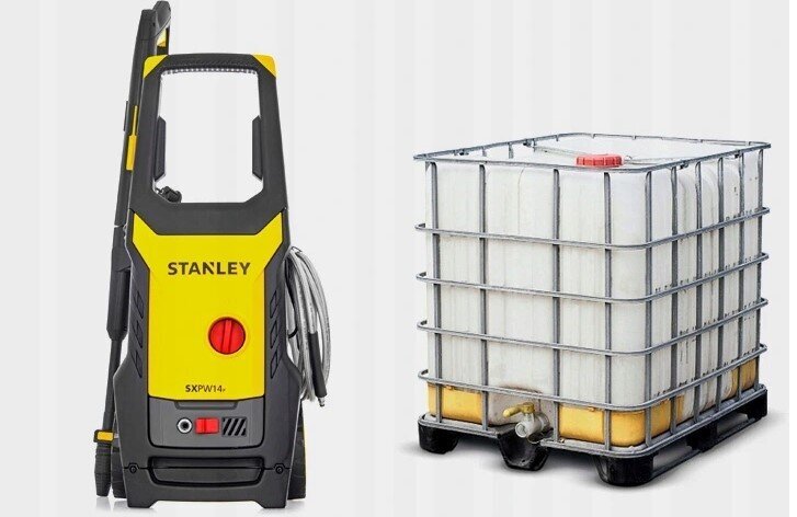 Aukšto slėgio ploviklis Stanley 170 bar 1400W + Priedai цена и информация | Plovimo įranga | pigu.lt