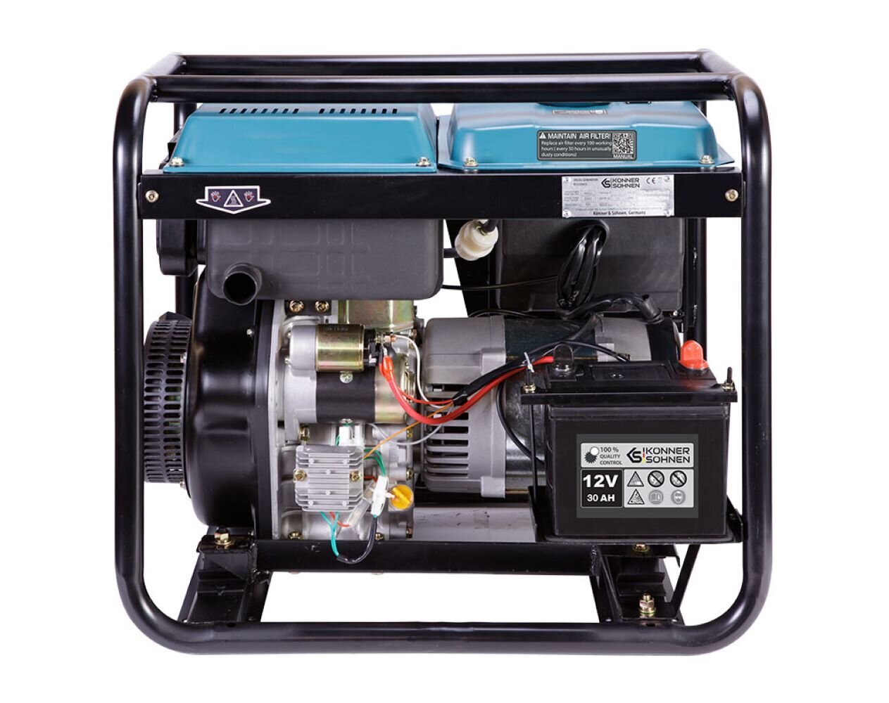 Dyzelinis generatorius KS 6100HDE Euro V kaina ir informacija | Elektros generatoriai | pigu.lt