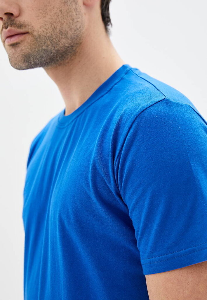 Marškinėliai vyrams Textile-Contact, mėlyni kaina ir informacija | Vyriški marškinėliai | pigu.lt