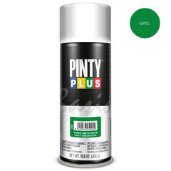 Матовая аэрозольная краска PintyPlus Basic, 400 мл, зеленый RAL 6029 цена и информация | Краска | pigu.lt